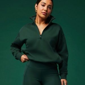 fabletics half zip sweatshirt